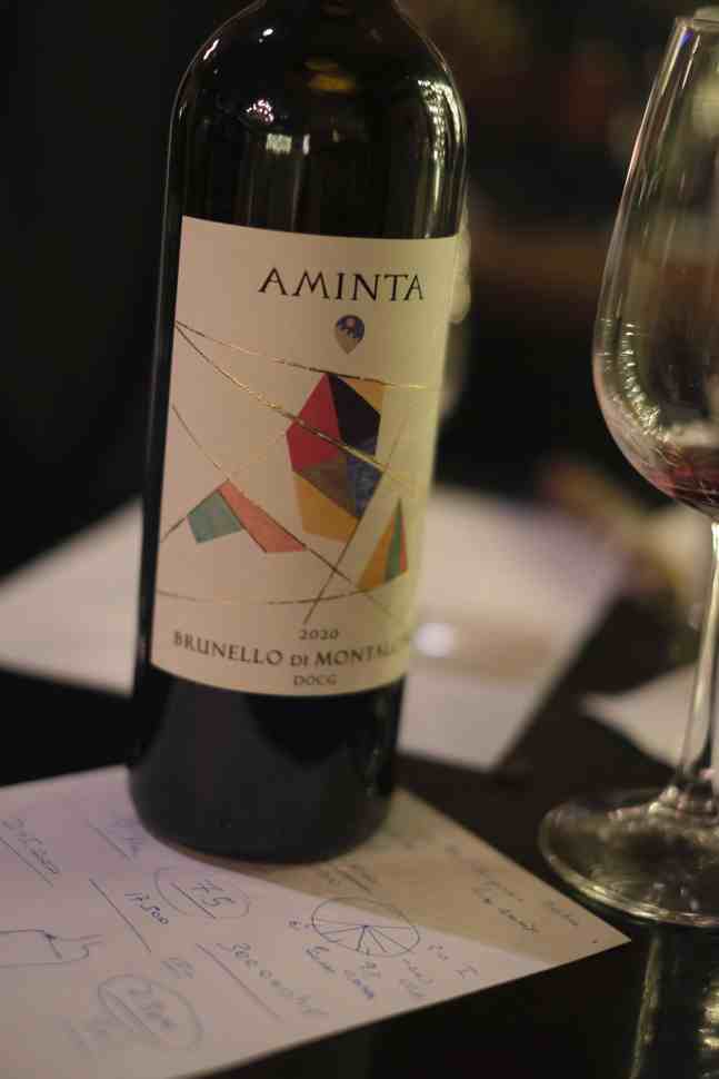 Die Kreation Aminta stammt aus Cecchis Weingut in der Region Brunello del Montalcino