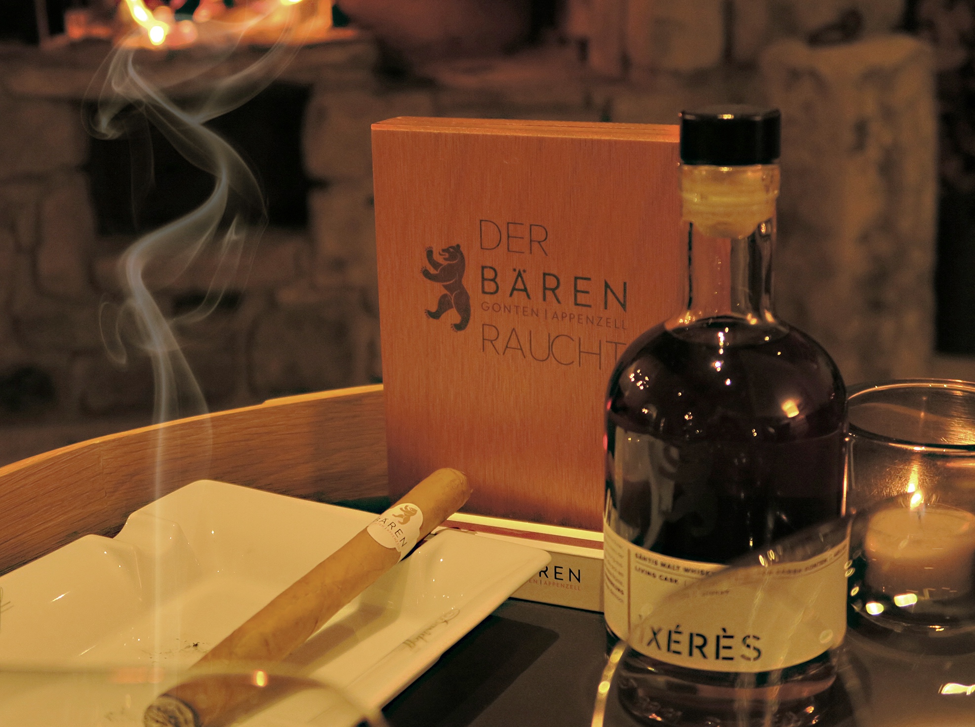 Bären Zigarre Whisky