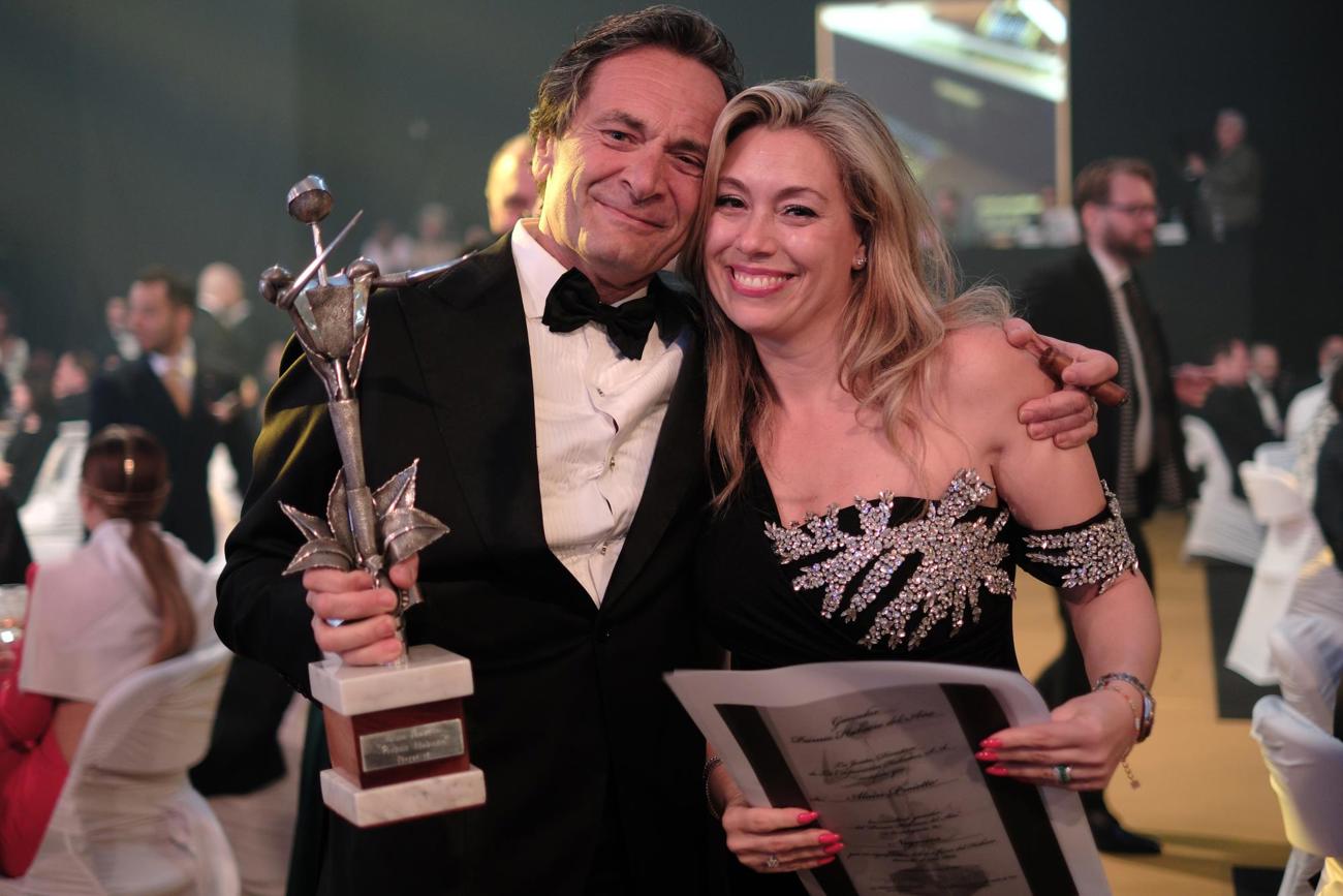 Hombre del Habano Alain Proietto mit Ehefrau Sofia Belfasto Hombre del Habano Alain Proietto mit Ehefrau Sofia Belfasto